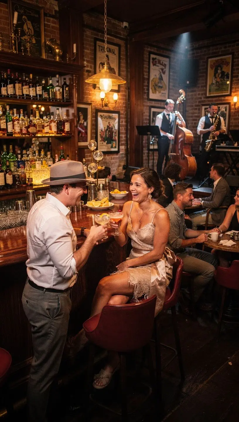 Live music venue fostering social interaction and community.